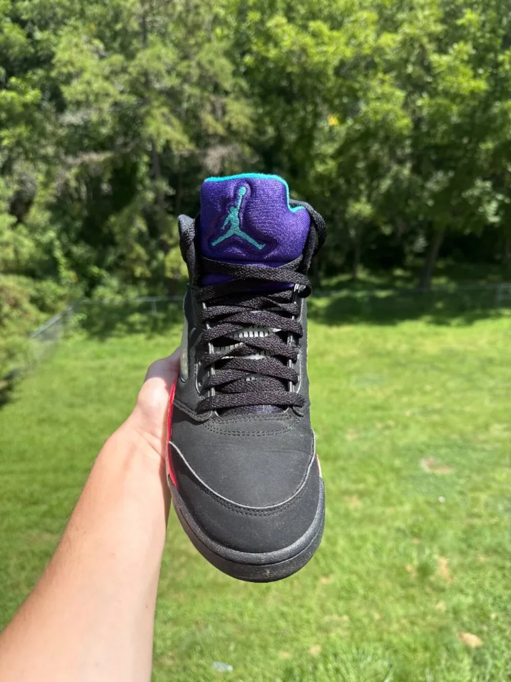 jordan 5 top 3 size 8 mens